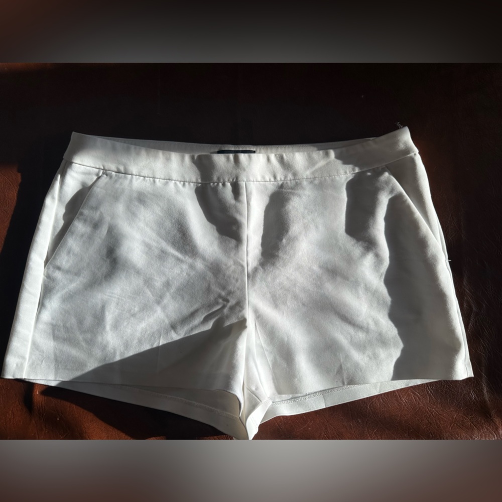 White Midi Shorts